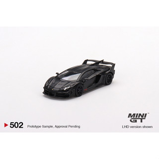 MINI GT No.502 Lamborghini LB-Silhouette WORKS Aventador GT EVO Matte Black LHD MGT00502-L