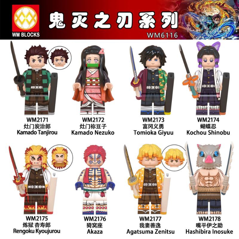 Action Figurines 45 บาท บล็อคตัว ดาบพิฆาตอสูร มินิฟิกเกอร์​  งานสวยมาก​ ฟิกเกอร์เป็นงานมือนึงใส่ซอง​ Hobbies & Collections