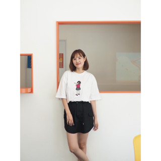 oversize tee เสื้อยืดโอเวอร์ไซส์ ผ้าคอคตอน