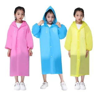 เสื้อกันฝนแฟชั่น EVA สไตล์เกาหลี Rain coats กันน้ำ แบบหนา คุณภาพดี