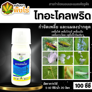 🌽 อะแลนโต (ไทอะโคลพริด) 100มิลลิลิตร ใช้ในการป้องกันกำจัดเพลี้ยไฟในนาข้าว