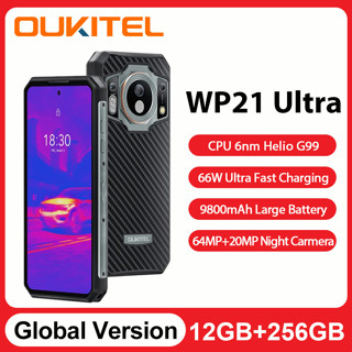 Oukitel โทรศัพท์มือถือ Wp21 Ultra Rugged 6.78 Fhd+ 9800Mah 12Gb 256Gb 64Mp G99 120 Hz 66W