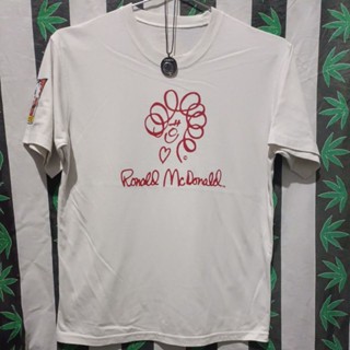 เสื้อยืดมือสอง Ronald Mc Donald งาน Work Shop Size M.อก19/ยาว26