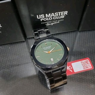 US Masters Polo Club  นาฬิกาผู้ชาย  สายสเตนเลส  รุ่น USM-220504G-IPGN