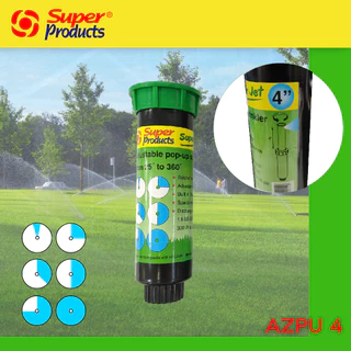 Super Products สปริงเกอร์ POP-UP รุ่น HPS2, HPS4 และ AZPU4 ซุปเปอร์เจท ความสูง 2" และ 4" เกลียวขนาด 4 หุน