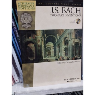 HL SPL - PERFORMANCE ED - J.S.BACH TWO-PART INVENTIONS W/CD (HAL)073999907414