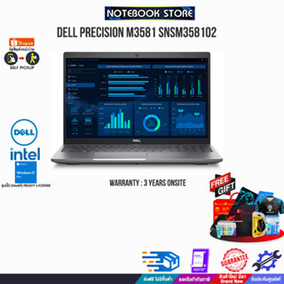 [แลกซื้อKB216/MS116]DELL PRECISION M3581 SNSM358102/i7-13800H/ประกัน3 YOnsite