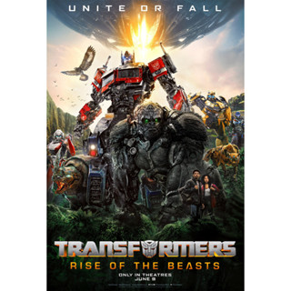 โปสเตอร์ หนัง Transformers Rise of the Beasts 2023 POSTER 24”x35” นิ้ว ทรานส์ฟอร์เมอร์ส กำเนิดจักรกลอสูร