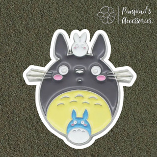 ʕ •ᴥ•ʔ ✿ พร้อมส่ง : เข็มกลัดลายการ์ตูนโทโทโร่เพื่อนรัก | My Neighbour Totoro - Ghibli Studio Enamel Brooch Pin.