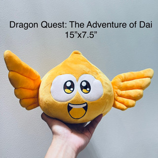 #ตุ๊กตา #ดราก้อนเควสต์ #Dragon #Quest The Adventure of Dai #Plush #Doll #Square #Enix #Japan 15”x7.5” #หายาก #ป้ายห้อย