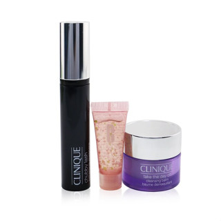 CLINIQUE - Chubby Lash Fattening Mascara Set (1x Mascara 8ml + Eye Concentrate 5ml + Cleansing Balm 15ml) 3pcs