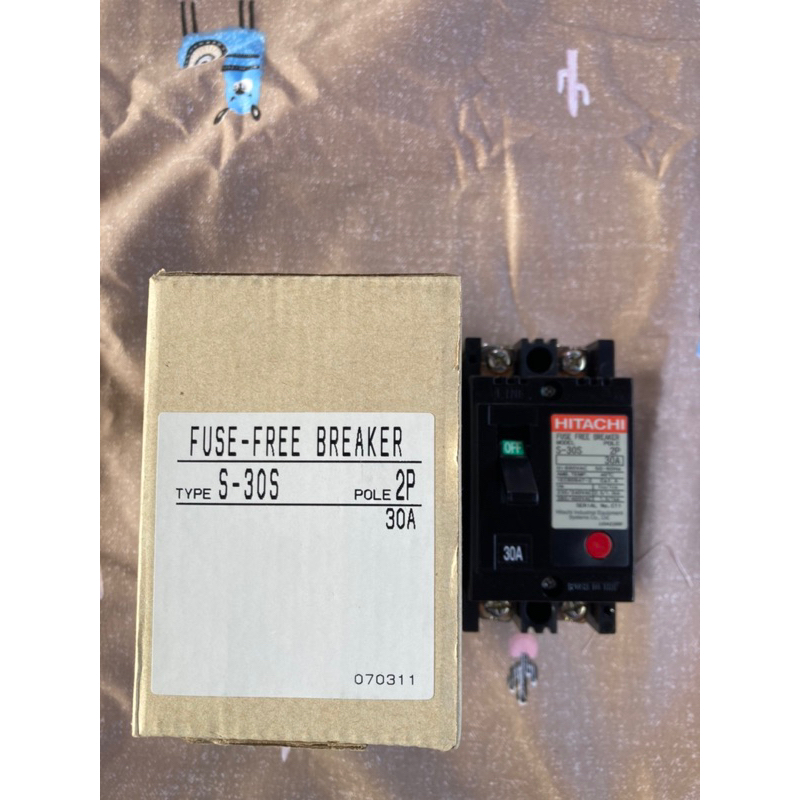 เบรกเกอร์ S-30S 2P 30A 2.5KA HITACHI