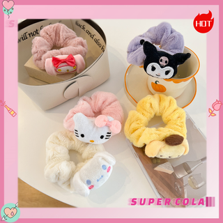 【พร้อมส่งในไทย】ลายการ์ตูน สไตล์ญี่ปุ่น ยางรัดผม แบบนิ่ม ยางมัดผม sanrio