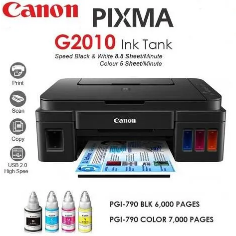ปริ้นเตอร์ CANON PIXMA G2010 Printer All in One INK TANK