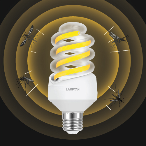 LAMPTAN หลอดไฟ ไล่ยุง LED Spiral Anti-Mosquito 15W แลมป์ตั้น - รูปที่ 4