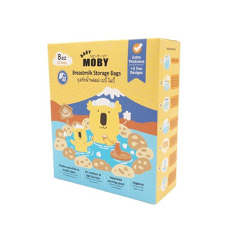 Baby Moby Breastmilk Storage Bags 8oz. Japan Collection