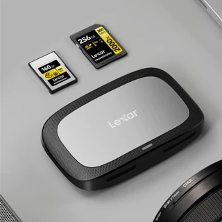 Lexar Dual-Slot CFexpress TypeA, SD Card, USB3.2 Gen2 UHS-I, UHS-II Card Reader (การ์ดรีดเดอร์) (LRW530U)