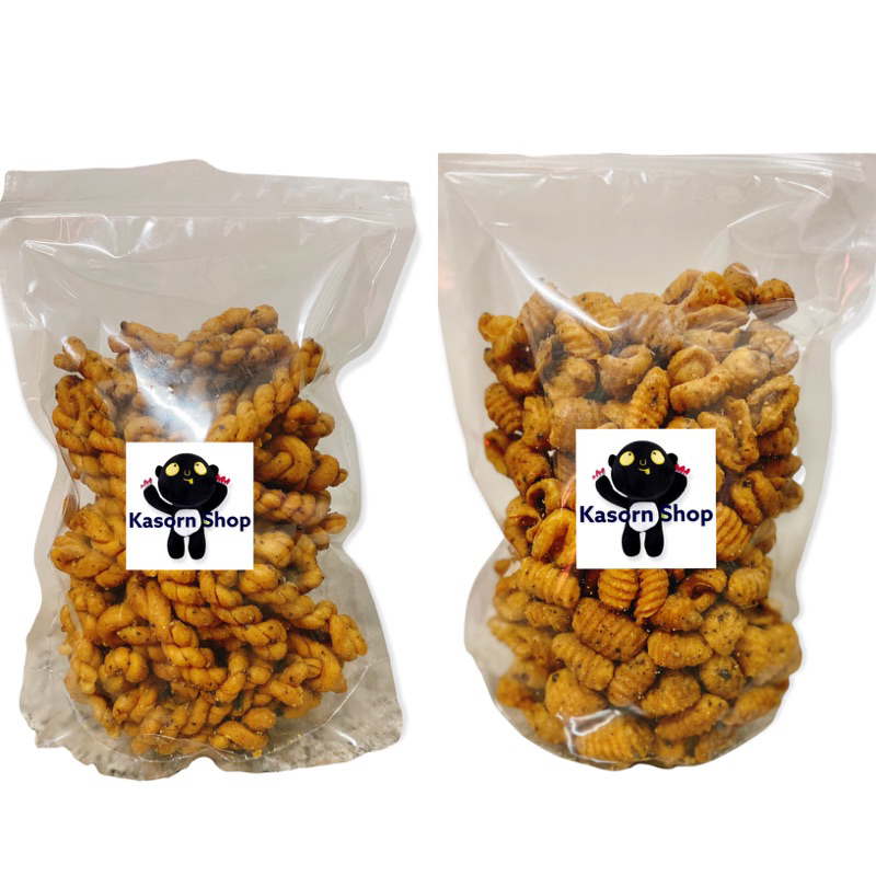 ขนมเกลียวพริกไทย &ครองแครงพริกไทย น้ำหนัก 500ก.