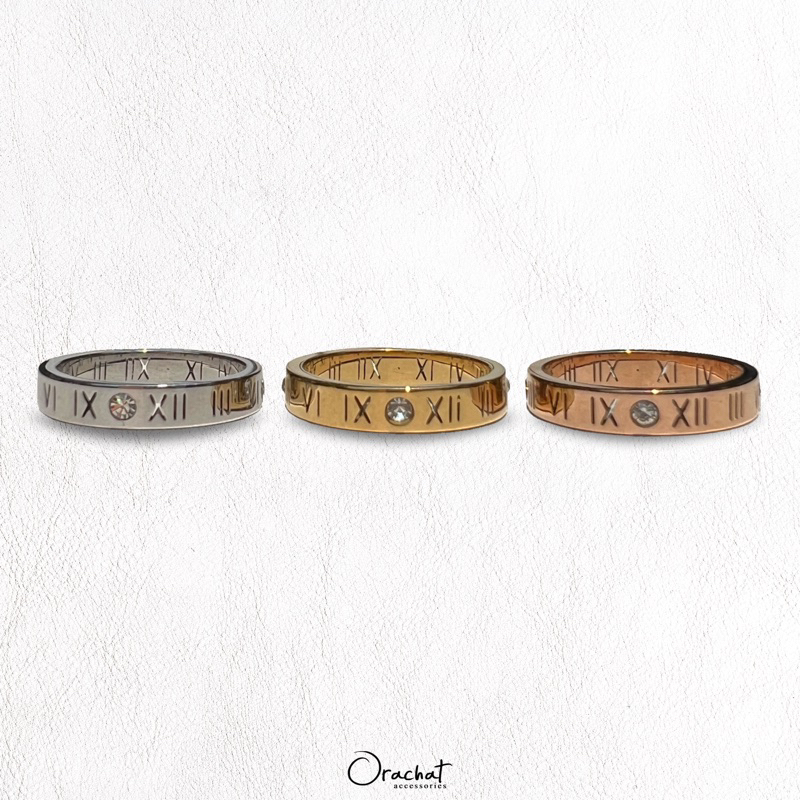 Orachat | Timeless 14k ring. (แหวนตัวเรือนสแตนเลส)