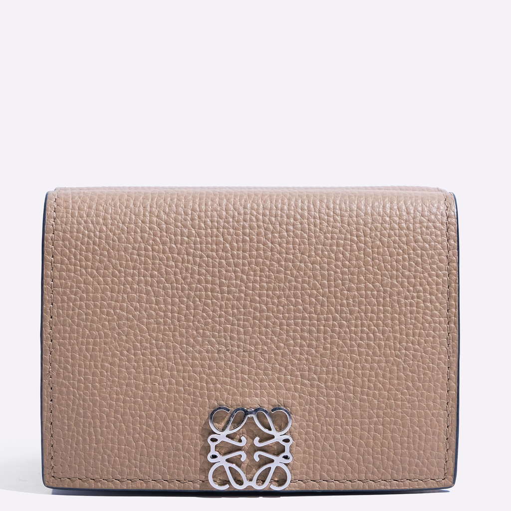L O E W E  Bi-Fold Wallet Beige Vacuno-Calf skin