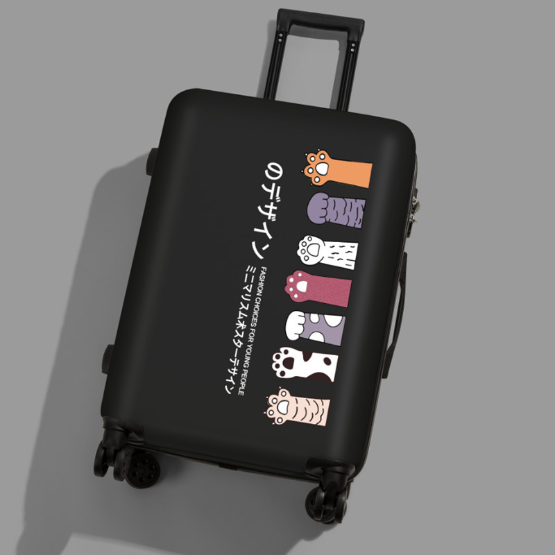 กระเป๋าเดินทาง Luggage กระเป๋าเดินทางขนาด 20/24 นิ้ว โครงซิป วัสดุABS+PC 8 ล้อ หมุนได้ 360องศา ลวดลายการ์ตูน