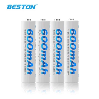 ถ่านชาร์จ AAA BESTON 600mAh 1.2V Ni-MH จำนวน 4 ก้อน ฟรีกล่องใส่ถ่าน คุณภาพสูง ราคาถูก