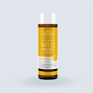 Plantnery Yuzu Orange Vit C Ferment Essence 200 mlน้ำตบ วิตามินซี เข้มข้นจากส้มยูซุ ปรับผิวขาวกระจ่างใส ลดจุดด่างดำ