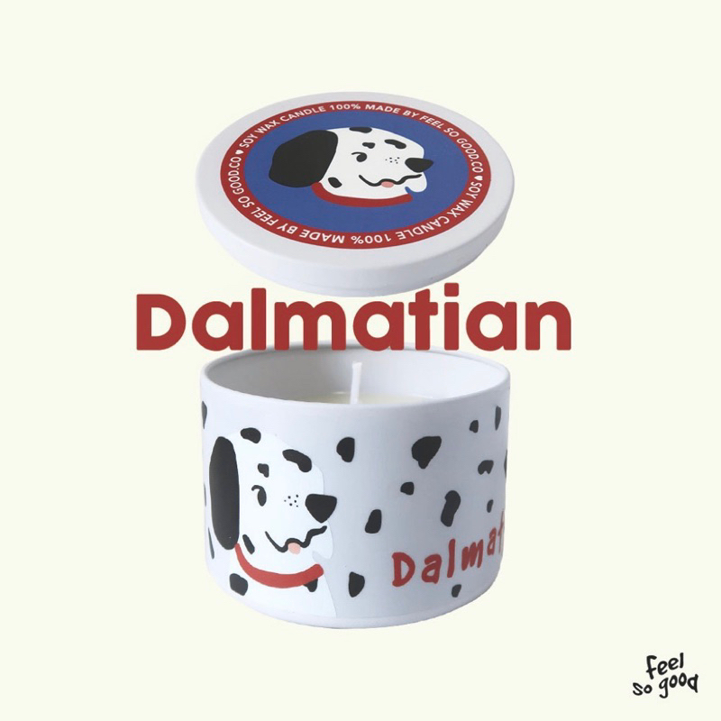 ”SCOOP”-Dalmatian”🐾💐 -เทียนหอมsoywax100%