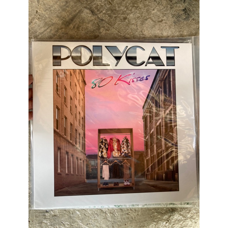 Vinyl แผ่นเสียง Polycat ปั้มสอง มือสอง