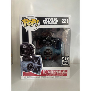 Funko Pop Tie Fighter with Tie Pilot Star Wars Exclusive 221