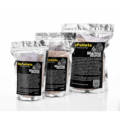 ไบโอพิลเลต Marine Sourse BioPelltes ขนาด 300 ml ช่วยลดของเสีย NO3 PO4