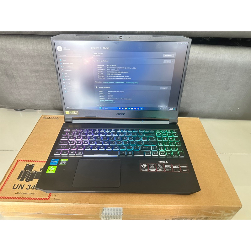 Notebook Acer Nitro5