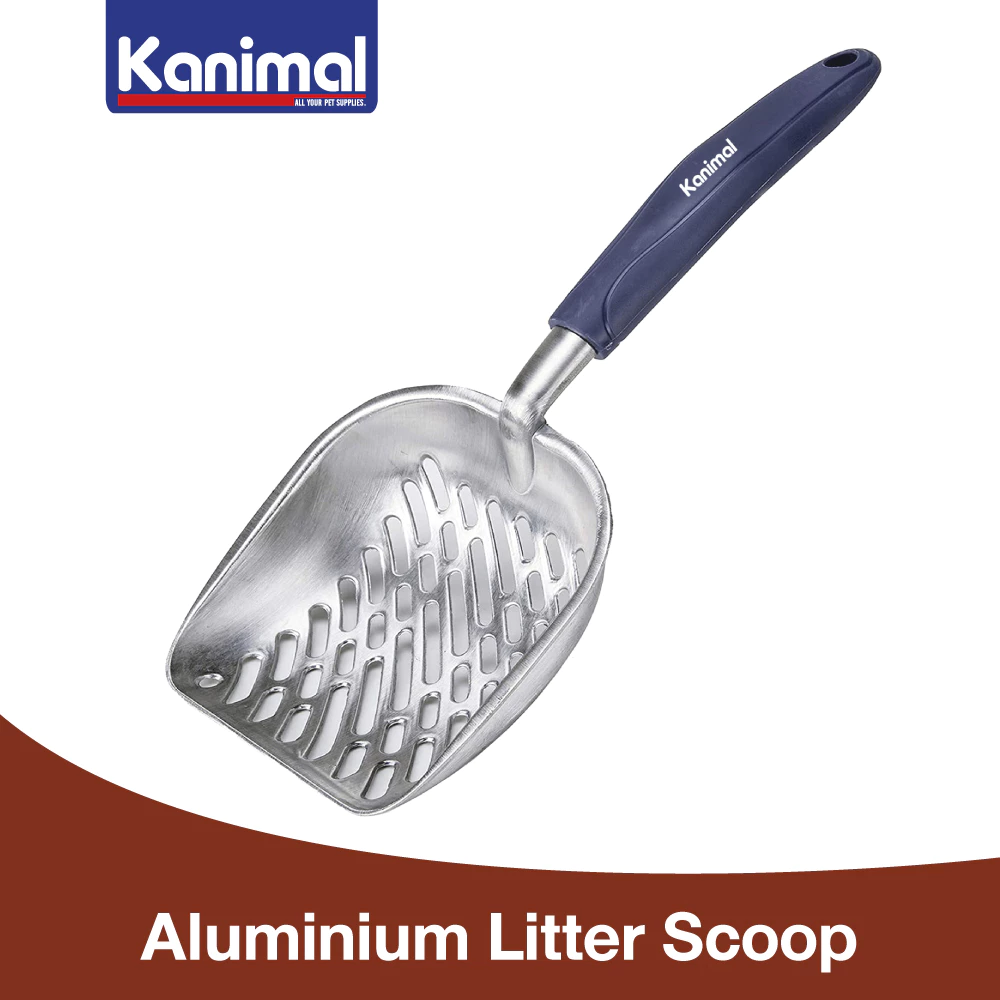 [01231] Kanimal Aluminium Cat Litter Scoop ที่ตักทรายแมว ช้อนใหญ่พิเศษ สำหรับทรายภูเขาไฟ ไม้สน ข้าวโพด ทรายเบนโทไนท์