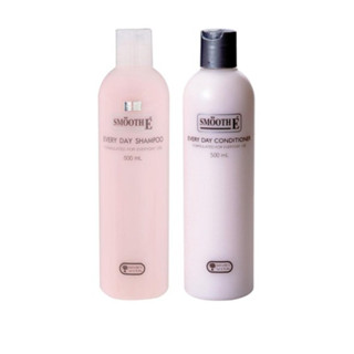 Smooth E Every Day Shampoo / Conditioner 500 ml. สูตรอ่อนโยน อ่อนโยนต่อผมและหนังศีรษะ ผมนุ่มมีน้ำหนัก