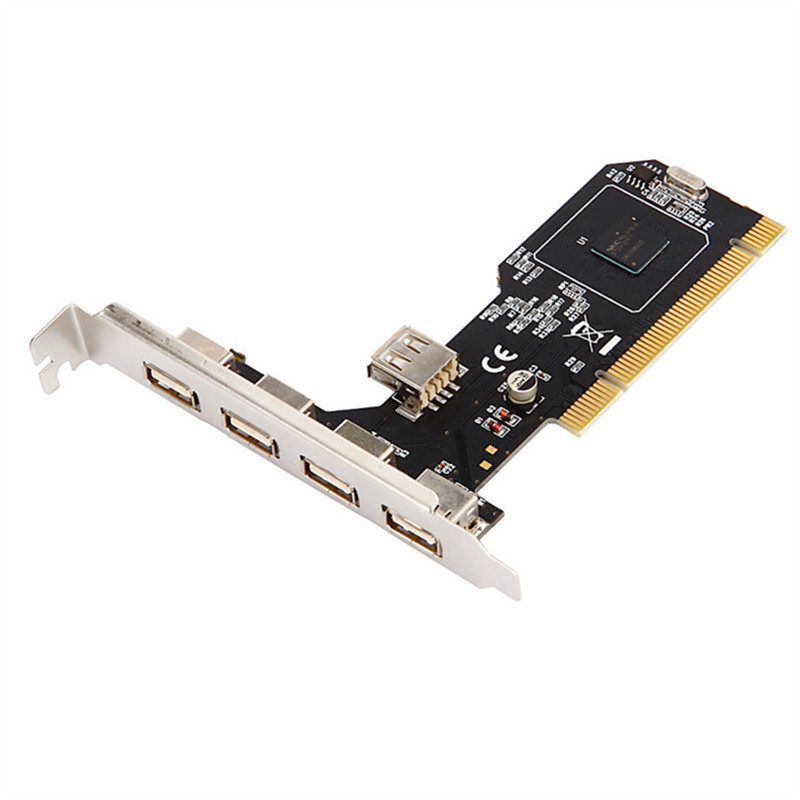 PCI-E USB 2.0 Expansion Card 4 Port การ์ดเพิ่มช่อง USB 2.0