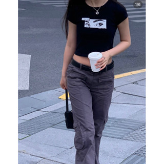 PREORDER พรีออเดอร์ Brandy Melville Kim Cargo Pants New With Tag