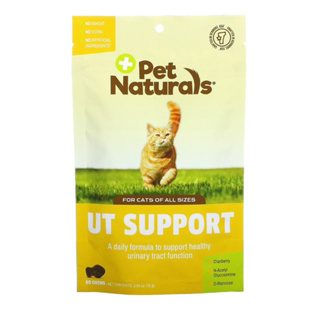 พร้อมส่ง แบ่งขาย Pet Naturals, UT Support 60 Chews วิตามินสำหรับระบบทางเดินปัสสาวะ ชนิดเม็ดเคี้ยวขนม สำหรับแมว