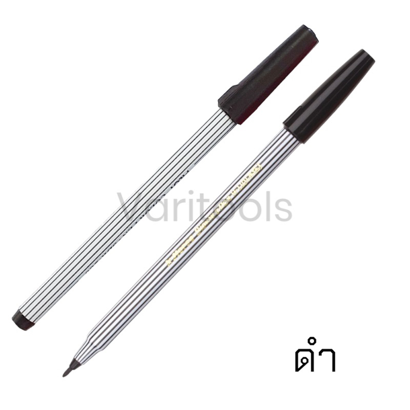 Pilot  [ยกกล่อง 12  แท่ง] ปากกาเมจิกหัวเดียว PILOT รุ่น SDR-200 สีดำ แดง น้ำเงิน