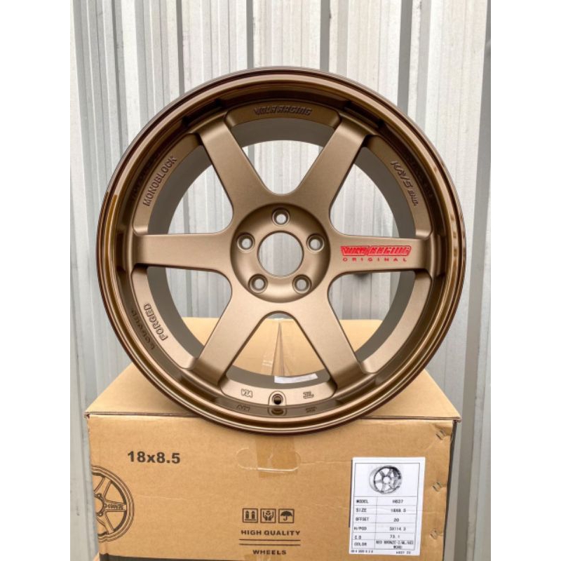 ล้อแม็ก TE37 (งานKAYS) 18x8.5. ET20. PCD5รู114.3