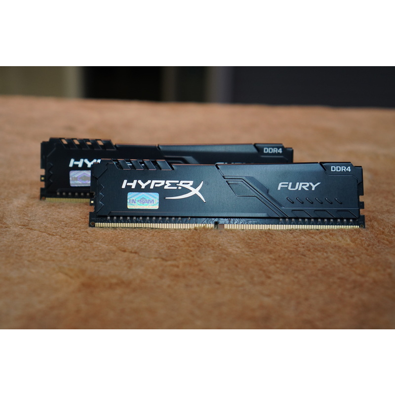 RAM (หน่วยความจำ) KINGSTON HyperX FURY (BLACK) (HX426C16FB3K2/8) 8GB (4GBx2) DDR4 2666MHz
