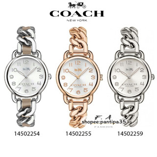 F.A Coach ว่าแท้100% 14502254 14502255 14502259-28mm นาฬิกาแบรนด์เนมCOACH นาฬิกาสำหรับผู้หญิง สินค้าพร้อมจัดส่ง FA-496