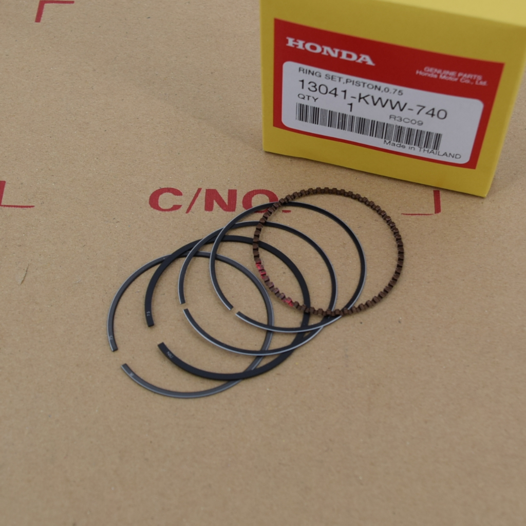 ชุดแหวนแท้(S0.75/50.75มิล) เวฟ110i/ดรีม110i (2011-2017) Scoopy-I (10-16) / Zoomer-x(12-14) / spacy-I