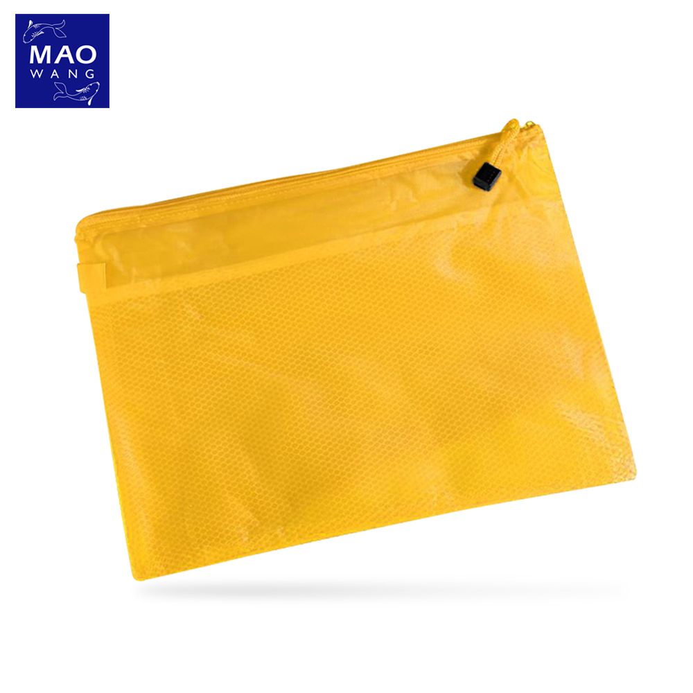 MAO ซองพลาสติกใส่เอกสาร มีซิป ขนาด A4 / A5 / B4 / B5 ซองซิปพลาสติก Zip Bag