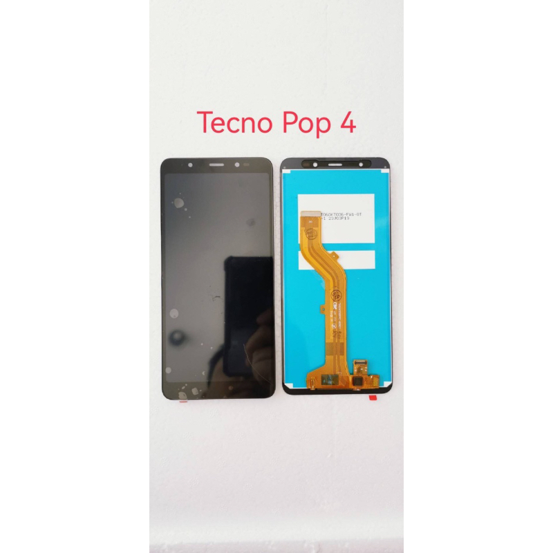 จอ+ทัชสกรีน  LCD Display tecon pop4 งานแท้  แถม  ฟิล์มกระจก+ชุดไขควง+กาว