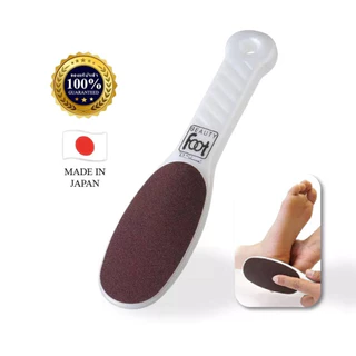 PSHINE🇯🇵ที่ขัดส้นเท้าด้ามพลาสติก#สีขาวWhite เกรดพรีเมี่ยม Beauty Foot file 🇯🇵นำเข้าจากญี่ปุ่น