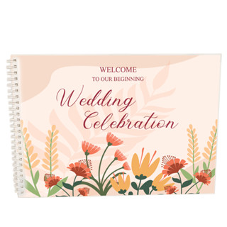 สมุดอวยพร,สมุดลงนามงานแต่งงานGuest book wedding