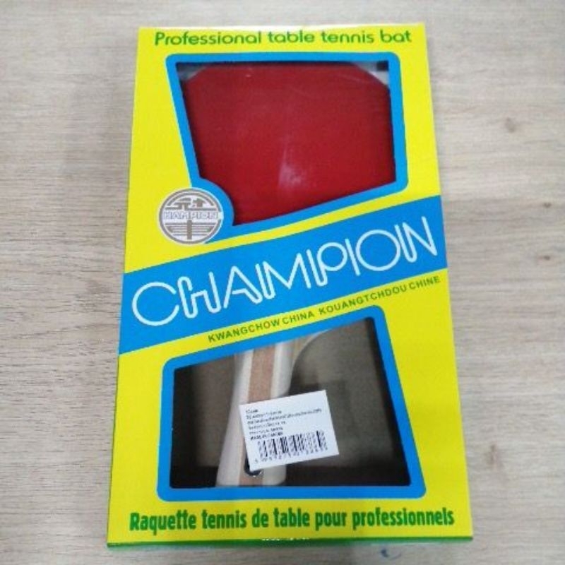 ไม้ปิงปอง​ CHAMPION แดง-ดำ