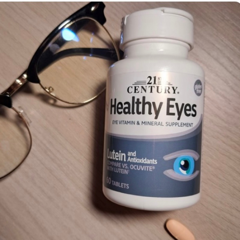 พร้อมส่ง วิตามินบำรุงสายตา 21st Century Healthy Eyes Lutein & Antioxidant 60 Tablets