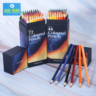 ahhyahhshop (12/18 สี) สีไม้เกรดพรีเมี่ยม ARTTRACK ดินสอระบายสี ดินสอสี สีไม้ ภาพวาดดินสอสี ดินสอวาดเขียน โทนสีสวย สด
