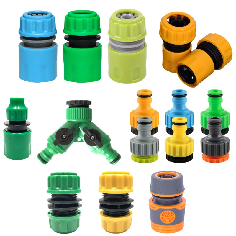 ข้อต่อสวมเร็ว สำหรับใช้เชื่อมต่อสายยาง ขนาด 3 หุน / 4หุน / 6 หุน ข้อต่อก๊อกน้ำสวมเร็ว Connecto